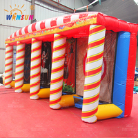 Jeu de tir à l'arc gonflable de nouvelle conception de WINSUN, sport gonflable de jeu de tir de cible d'enfants