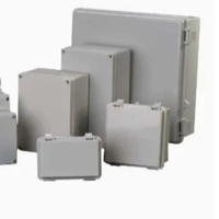 Boîtier de jonction étanche en ABS avec couvercle à vis, peint, pour installation électrique avec piliers de montage internes