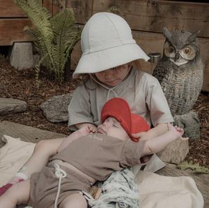 Sombrero de Sol <span class=keywords><strong>para</strong></span> Niños, Transpirable, de Algodón Fino, Estampado, de Ala Ancha, Estilo Pescador, con Visera, <span class=keywords><strong>Protector</strong></span> <span class=keywords><strong>Solar</strong></span> <span class=keywords><strong>para</strong></span> Niños y Niñas - Product Image 6