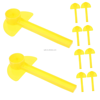 Nouvel abreuvoir extérieur en plastique jaune en forme de bec de canard pour ruche, mangeoire d'entrée pour abeilles