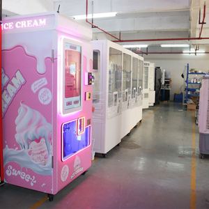 Distributeur automatique de crème glacée molle IPLAYSMART avec écran tactile de 32 pouces, capacité de 100 pièces, idée pour petite entreprise - Product Image 4