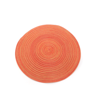 Fabrik-Großhandel Einteilige Polyester-Baumwoll Wiederverwendbare Moderne Tischunterlage 30cm Durchmesser Wärmeisolierende Matte zum Schutz von Gemüseplatten