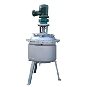 Stainless Steel Reactor With Mixer And Coil Polyester Resin Turnkey Projects Chemical Reactor With Formulation