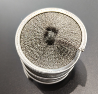 Brosse industrielle personnalisée en acier inoxydable à poils métalliques enroulés pour l'élimination de la rouille et le débavurage