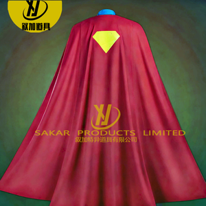 Yetişkin Erkekler İçin Özelleştirilmiş Koyu Mavi Süpermen Kıyafeti ve Film Karakterlerini İçeren Cosplay Kostüm Seti Üç Boyutlu Kumaş Üst - Product Image 3