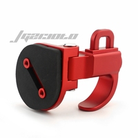 Accessoires de moto Crochet de rangement en aluminium pour casque Serrures de support avant pour VESPA GTS GTV 13-23