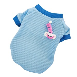Sudaderas tipo waffle para mascotas, ropa para perros de color sólido, sudaderas con capucha de poliéster para mascotas pequeñas, ropa para otoño e invierno - Product Image 5