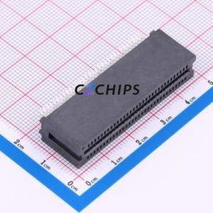 HEE64LP03BK Gold Finger <b>Connector</b> Through hole Component (THT),P=1.27mm <b>Connector</b> EDGE SLOT 1.27mm 64P Clamp Plate - Product Image 1