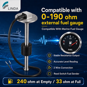 Sensor de Nível de Combustível OEM para Barcos, Unidade de Envio de Combustível em Aço Inoxidável 304 para Motores de Popa 4 Tempos - Product Image 4