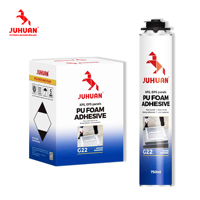 Adhésif en mousse PU JUHUAN G22, colle en mousse à faible expansion pour panneaux d'isolation XPS EPS, isolation thermique des murs extérieurs