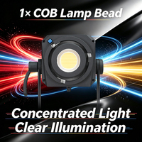 FC 360B JIXIO Lumière d'appoint vidéo à sortie constante, rendu des couleurs fidèles Ra≥98, longue durée de vie 50000H, éclairage de studio