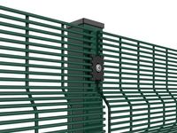 Système de clôture en PVC à vue claire, poteau carré pour une résistance à la corrosion à long terme, écologique, durable, sécurité domestique, modélisation 3D