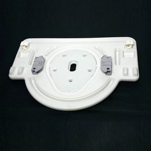 Siège de toilette en ABS avec insert en PU pour personnes âgées, utilisation dans la salle de bain - Product Image 3