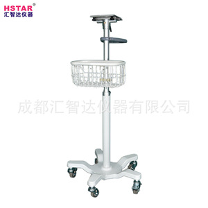 Huizhida Hospital Trolley Mobile <b>Tool</b> <b>Cart</b> 52x52x22cm Aluminum 10kg Load Capacity <b>For</b> Medical Equipment Transport - Product Image 3