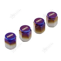 Capuchon de Valve de pneu de voiture, Logo personnalisé en aluminium, tige de Valve pour voiture moto roue de véhicule, 4 pièces,