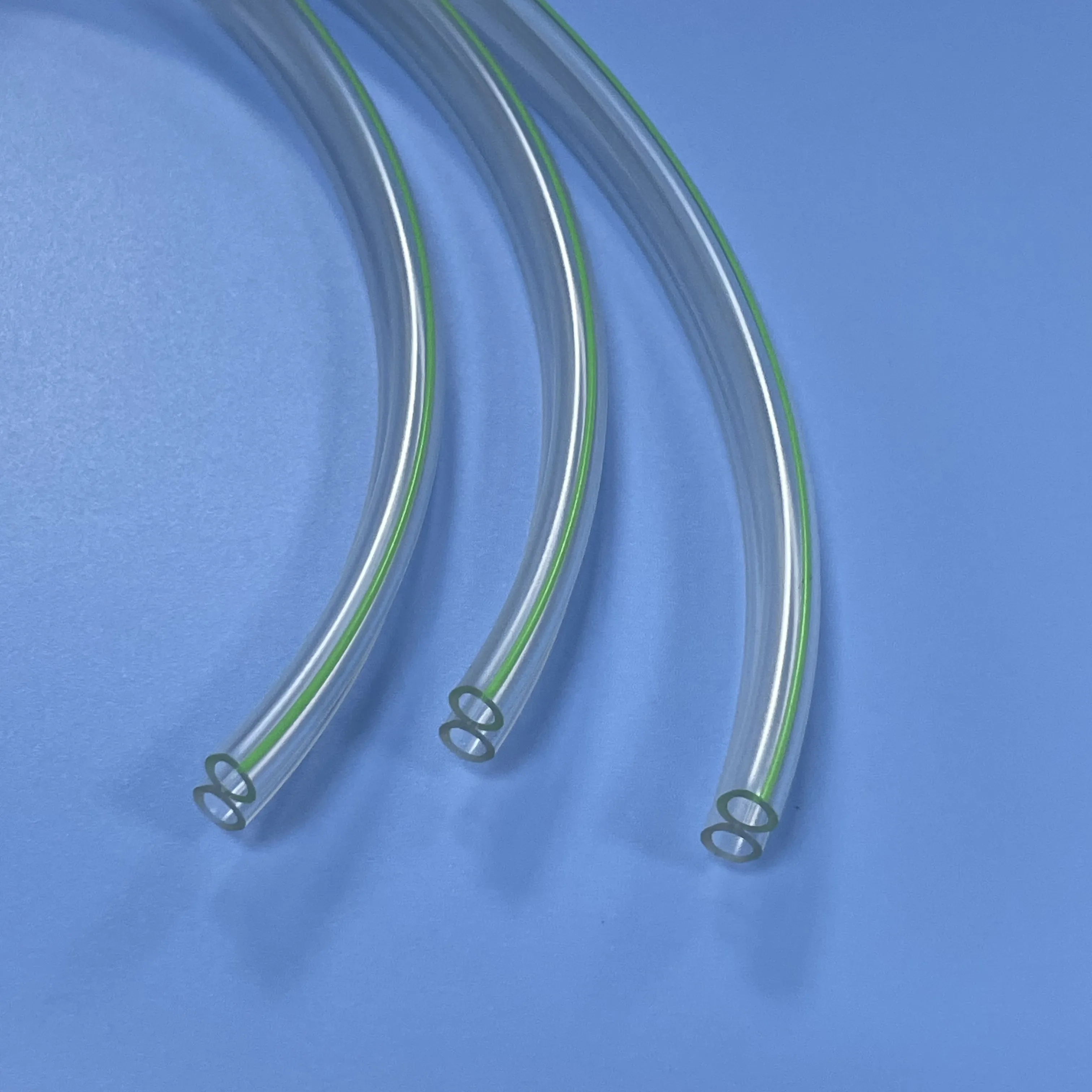 Su misura estrusione monouso in PVC morbido doppio canale tubi per sensore linea dispositivo medico accessorio