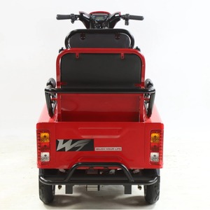 Triciclo Eléctrico Deseo de 2 Plazas con Carrocería Abierta para Pasajeros con Espacio de Carga - Product Image 4