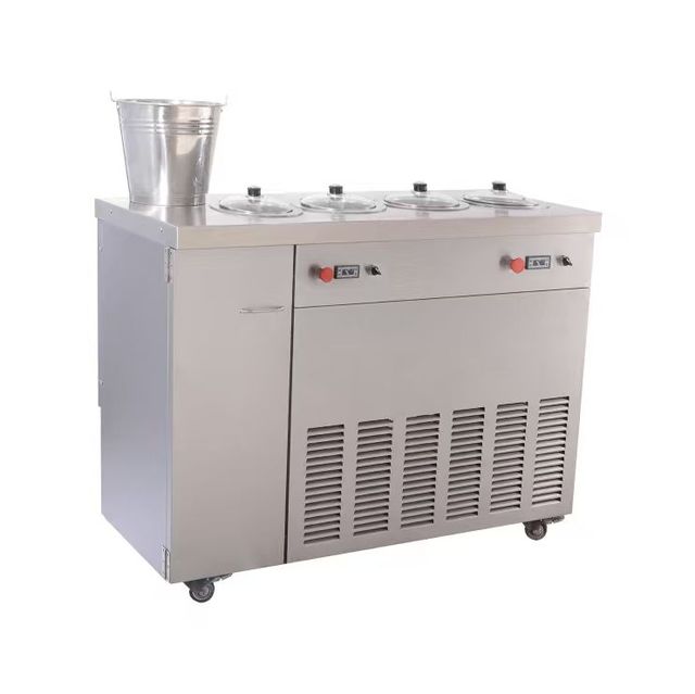 Turkish Ice Cream Machine With High Quality Hard Ice Cream Machine Sheer Yakh Afghan Ice Cream with 4 Barrels