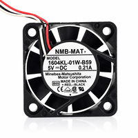Ventilateur de refroidissement de serveur NMB DC 5V 0.21A 1604KL-01W-B59 4010 40x40x10mm 4CM à haut débit d'air, mini ventilateurs axiaux à trois fils