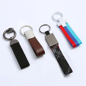 Personalized Promotional Gift Bulk Leather Key Chain Leather Keychain Custom