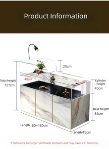 태양 건조 플랫폼 울트라 화이트 유리 수족관과 거북이 탱크 바닥 필터 순환 물 무료 스트림 어조 - Product Image 5