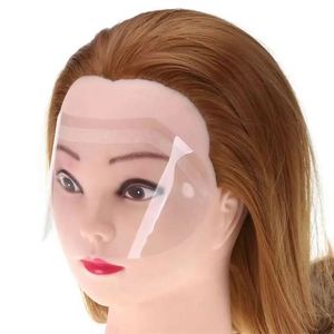 Masque facial jetable transparent bouclier de laque pour salon de coiffure coupe de cheveux protecteur des yeux bouclier de cils bouclier facial 50 pièces - Product Image 1