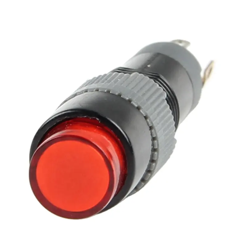 Ø 8mm Mini beleuchteter Druckknopf schalter Momentsc halter LED-Beleuchtungs schalter 6V 12V 24V