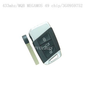 Chất lượng cao V 3 nút Keyless chìa khóa thông minh (433MHz/mqb megamos 49 chip/3g0959752) cho Volkswagen Passat variante B8 - Product Image 2