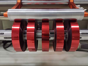 Red <span class=keywords><strong>Anti-Counterfeit</strong></span> PET Lançamento Film - Custom Largura para Segurança <span class=keywords><strong>Label</strong></span> Printing - Product Image 5