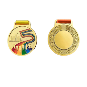 पूर्ण कस्टम राउंड स्पोर्ट्स प्रतियोगिता पदक स्वर्ण प्लेटेड मिश्र धातु डिजिटल प्रिंटिंग कास्ट और उत्कीर्ण डिजाइन टॉपवेल ब्रांड - Product Image 2