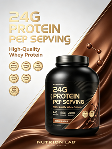 Vente en gros de protéines de lactosérum isolées 100% <span class=keywords><strong>ISO</strong></span> avec logo personnalisé, saveur chocolat, sans sucre ajouté, poudre de protéines pour la musculation et la remise en forme - Product Image 2