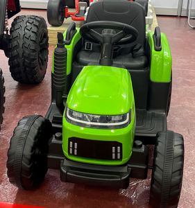 Giro sul trattore con rimorchio staccabile, veicoli elettrici per bambini 12V, fari a LED, trattore telecomandato giocattoli per bambini 3 + - Product Image 2