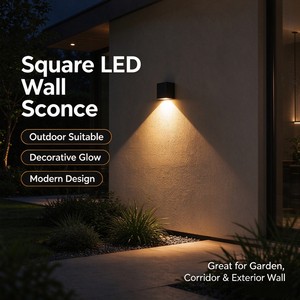 Lámpara de Pared LED Moderna SENZHAO, Impermeable, para Exteriores, Luz Cálida, Decorativa, para Jardín, Hotel, Vestíbulo - Product Image 2