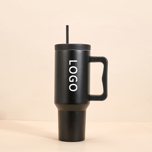 40oz insulated stainless steel tumble bpa-free <b>with</b> <b>straw</b> double-wall custom logo 40oz tumbler - Product Image 5