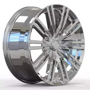 Forged alloy Wheel 21 22 23 24 inch rims polished chrome Passenger Car made in China with high quality