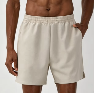 <span class=keywords><strong>Pantaloncini</strong></span> Sportivi da Uomo Personalizzati a Vita Media, Alta Qualità, 100% Cotone, Tessuto Morbido, Tinta Unita, Logo Personalizzato, Traspiranti per la Corsa - Product Image 5