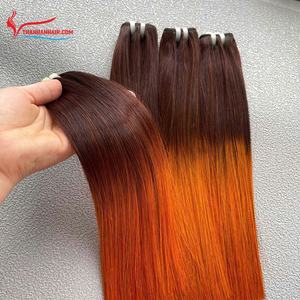 Nouvelle couleur os droit Super Double dessiné extrémité épaisse 100% Remy vierge Vietnam Extensions de cheveux humains - Product Image 5