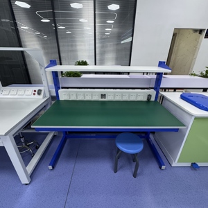 Plan de travail antistatique ESD, plan de travail en métal robuste pour travaux électriques, design moderne pour hôpitaux, ateliers, écoles - Product Image 3