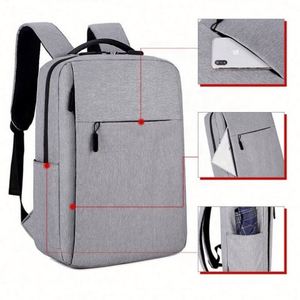Mochila Inteligente para Computadora Portátil, para Hombre y Mujer, OEM, Personalizada, con Puerto de Carga USB, Cierre de Cremallera, Antirrobo, Impermeable, para Negocios, Universidad, Escuela - Product Image 2