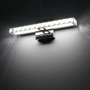 Lumières <span class=keywords><strong>de</strong></span> vanité LED modernes <span class=keywords><strong>de</strong></span> 17 pouces, <span class=keywords><strong>miroir</strong></span> mural en cristal, luminaires <span class=keywords><strong>de</strong></span> vanité pour <span class=keywords><strong>salle</strong></span> <span class=keywords><strong>de</strong></span> <span class=keywords><strong>bain</strong></span>, éclairage <span class=keywords><strong>de</strong></span> chambre à coucher - Product Image 2