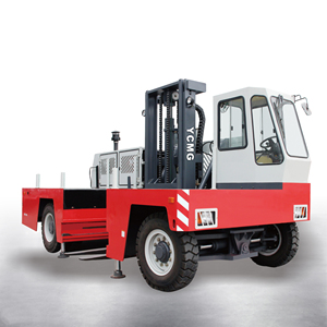 Chariot élévateur latéral diesel YCMG 3-12 tonnes CE, chariot élévateur latéral robuste pour la manutention de matériaux longs en acier et en bois - Product Image 1