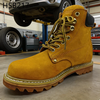LXG, Chaussures de travail en cuir gaufré de qualité supérieure, populaires sur le marché jamaïcain, pour conditions difficiles, avec semelle Goodyear Welt, modèle HSB141