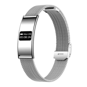 Bracelets intelligents <span class=keywords><strong>de</strong></span> suivi d'activité et <span class=keywords><strong>de</strong></span> santé, fréquence <span class=keywords><strong>cardiaque</strong></span>/tension artérielle continue toute la journée, pour femmes et hommes - Product Image 3