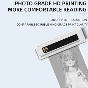 Mini Thermal Printer A4 Paper Photo Printer From Mobile Phone Wireless Document Office <strong>A4Printer</strong> - Product Image 5