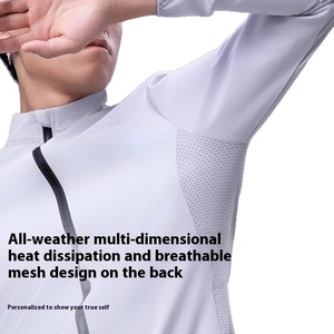 TOSUOD <span class=keywords><strong>veste</strong></span> de cyclisme légère grande taille pour hommes femmes printemps été respirant coupe-vent imperméable vélo de route coupe-vent - Product Image 5