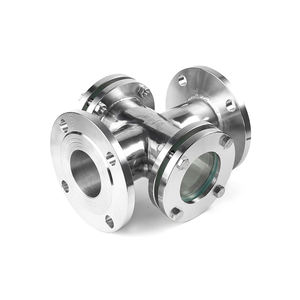 304 Edelstahl-Flansch mit Glatter Oberfläche, Glas-Schauglas, Korrosions- und Chemikalienbeständiger Rohr-Schauglas-Beobachtungsauslass - Product Image 2