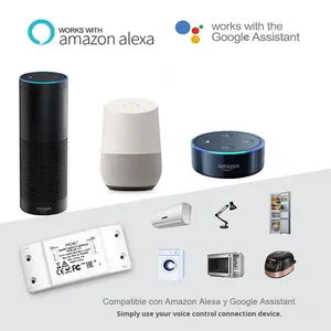 MoesHouse Zhejiang WIFI Tuya Interruptor de seguridad para el Hogar Inteligente Equipo Aplicación Control remoto Temporizador Dispositivo Alexa - Product Image 4