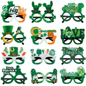 Irish St. Saint Patrick 'S Lucky Day Festival Fiesta Decoraciones Joyería Show Accesorios Múltiples Gafas para St Patrick