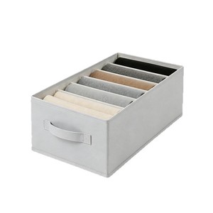 Oxford Cloth Clothing Organizer Foldable <b>Drawer</b> Type With Compartments For Underwear <b>Storage</b> Rectangle Shape - Product Image 5