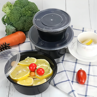 2025 tendance en gros rond stockage des aliments et conteneur empilable jetable en plastique réfrigéré qualité alimentaire Pp Bento Box